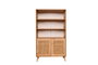Hanah Home Hazeran Estantería de Madera de Carpe en Roble